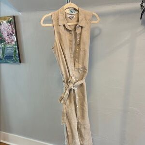 Tommy Bahama Sleeveless Beige Dress